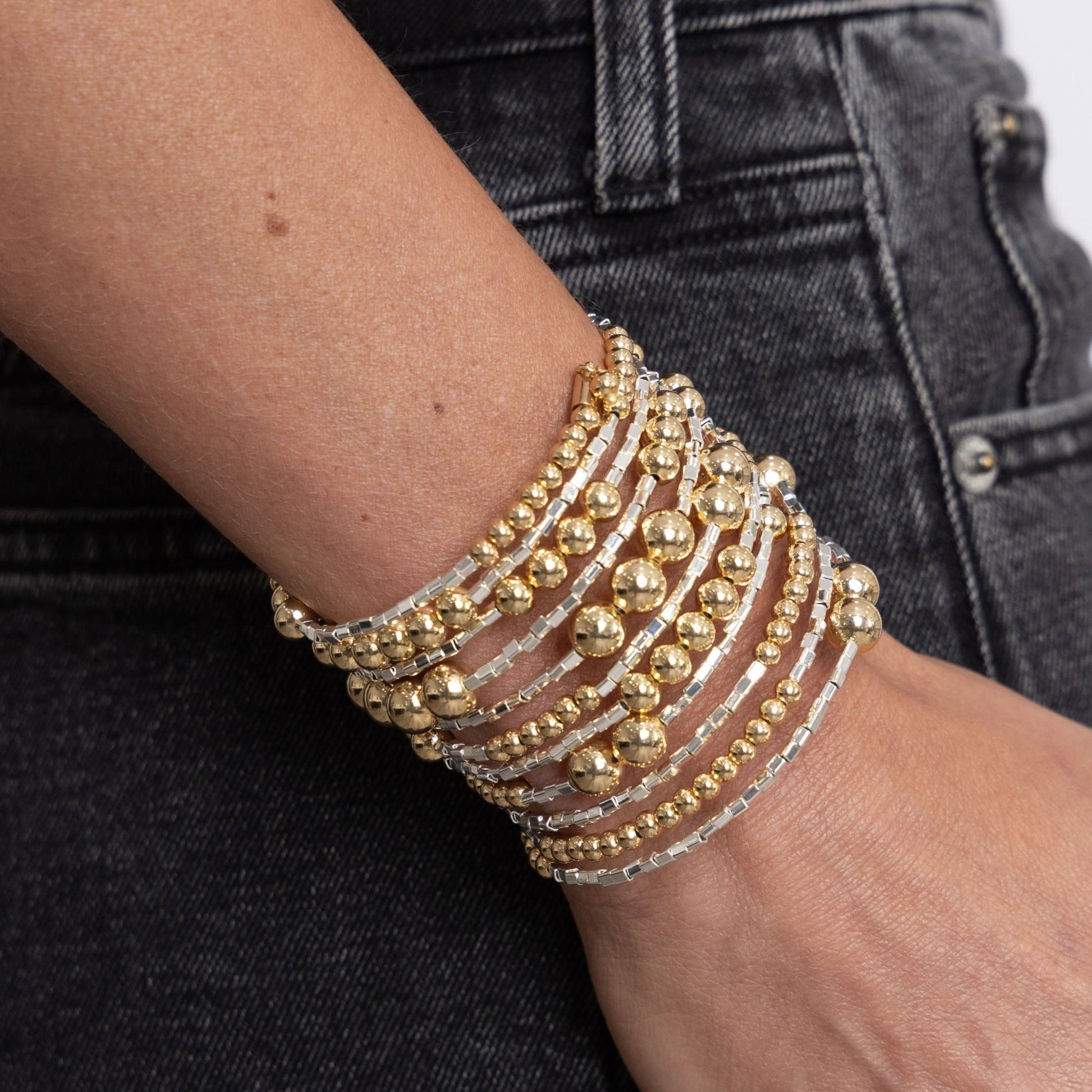 Bianca Wrap Bracelet in shoot, view 15332 — Soul Flow Apparel
