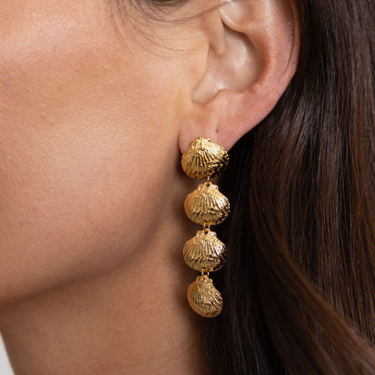 Cordelia Drop Earring in shoot, view 15399 — Soul Flow Apparel