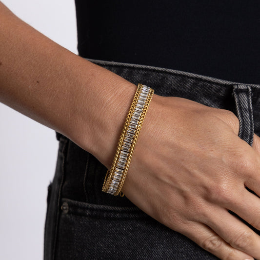 Stephanie Cz Bracelet in shoot, view 15433 — Soul Flow Apparel