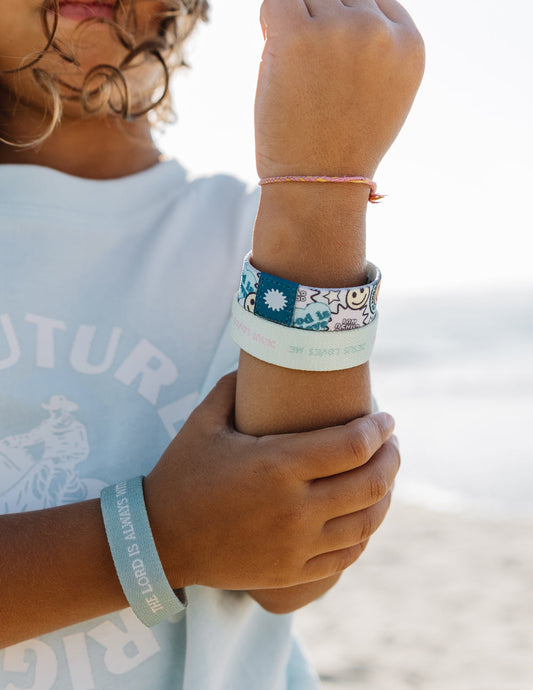Pastel Kids Reversible Wristband Pack – Christian Kids Wristband