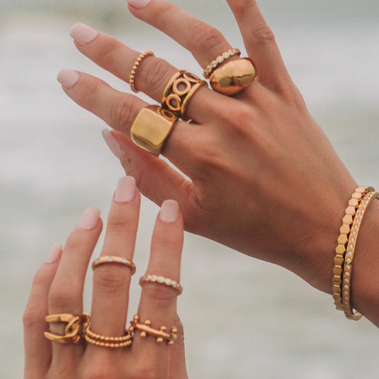 Beaded Stackable Ring — Soul Flow Apparel