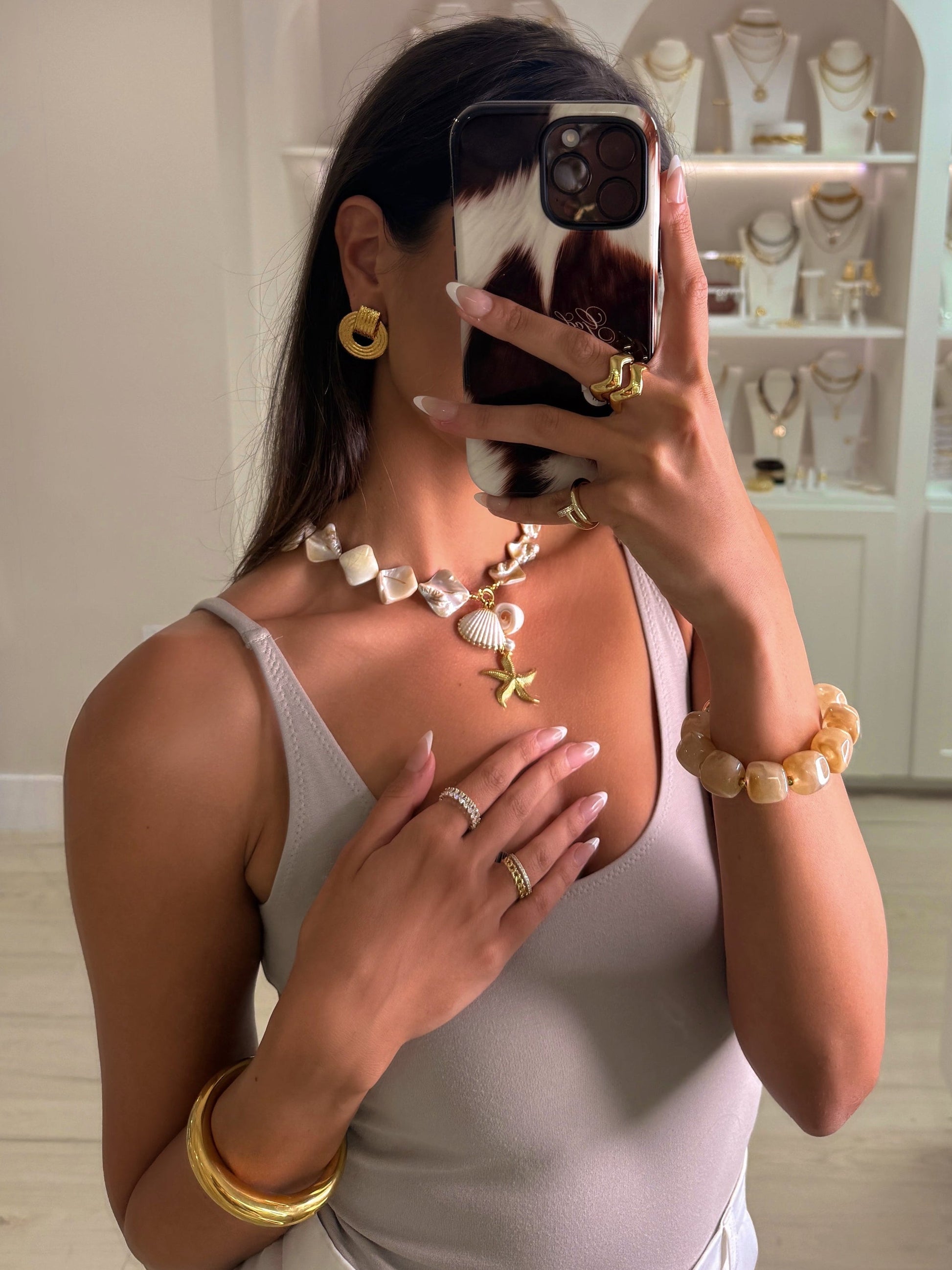 Seaside Charm Necklace, view 50 — Soul Flow Apparel