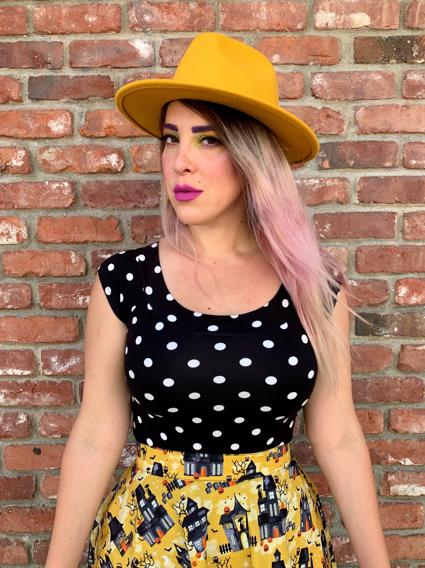 Boat Neck Top in Polka Dots — Soul Flow Apparel