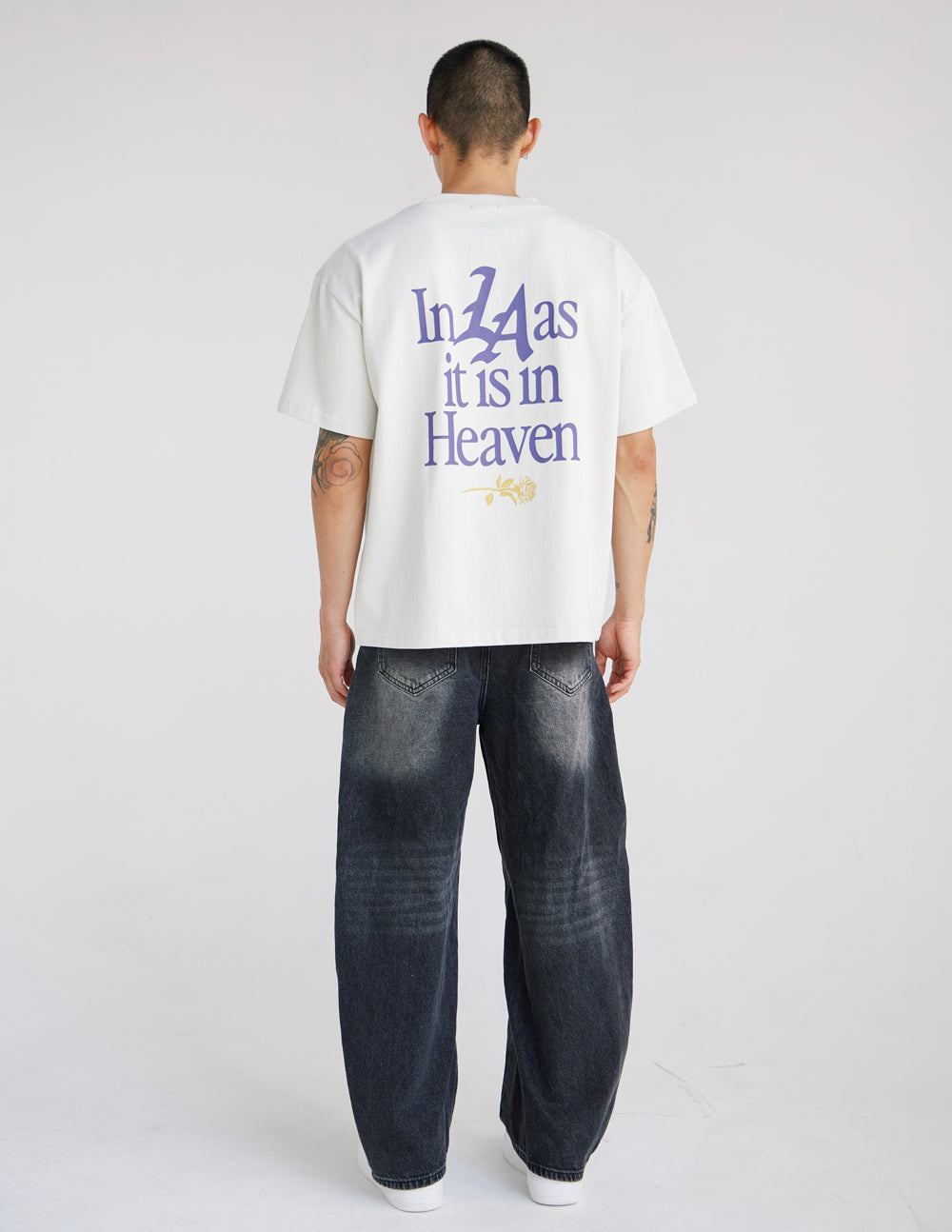 Pray for Los Angeles Heavyweight Tee – Christian T-Shirt