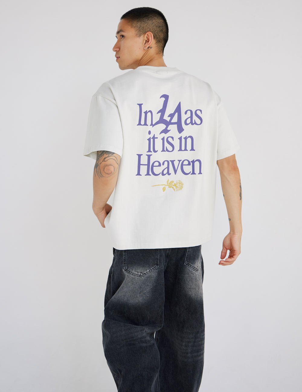 Pray for Los Angeles Heavyweight Tee – Christian T-Shirt