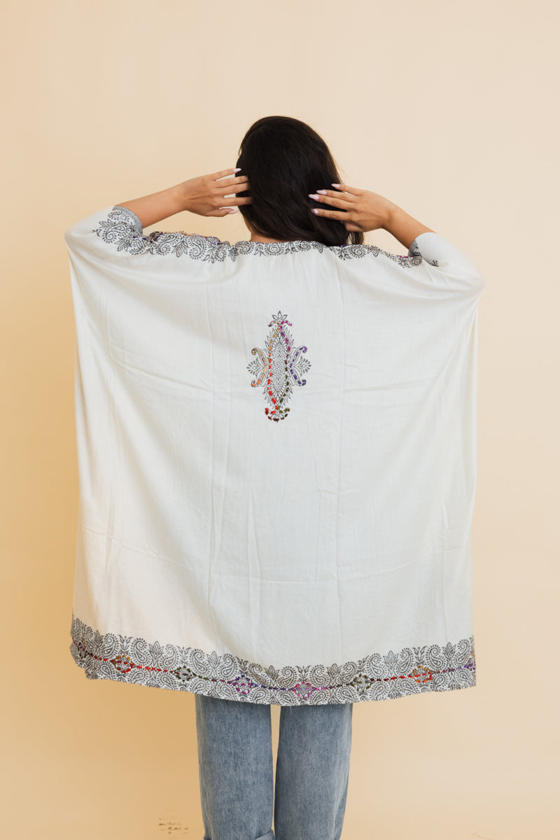 Bohemian Artisan Stitch Tapestry Kimono Leto Collection