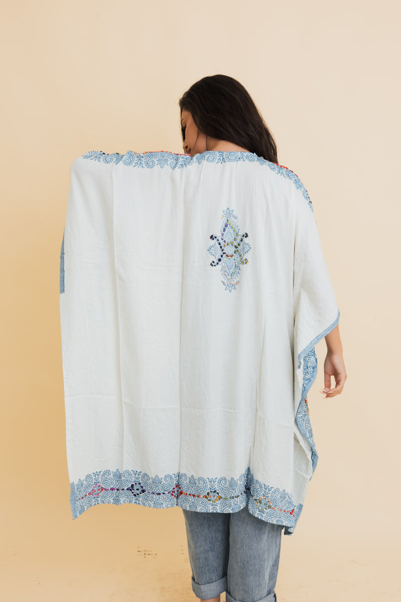Bohemian Artisan Stitch Tapestry Kimono Leto Collection