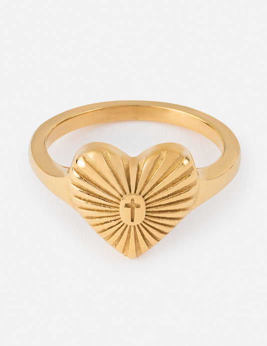 Radiant Heart Ring – Christian Ring