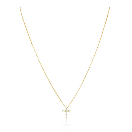Raya Cz Cross in necklace — Soul Flow Apparel