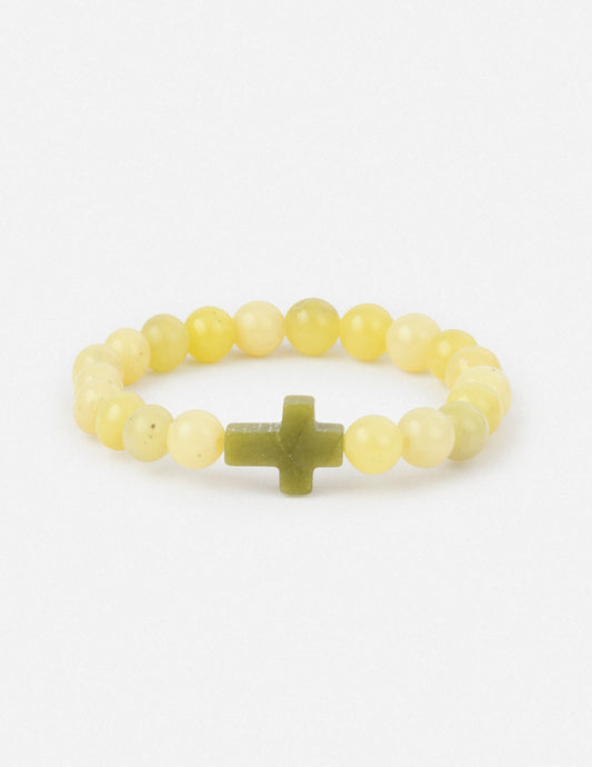 Restoration Cross – Christian Stone Bracelet