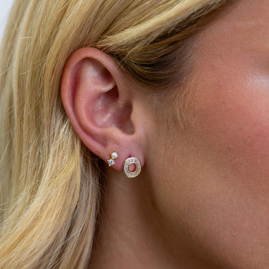 Tiny Pearl Studs — Soul Flow Apparel