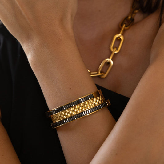 Watch Band Bangle in azaria, view 12991 — Soul Flow Apparel