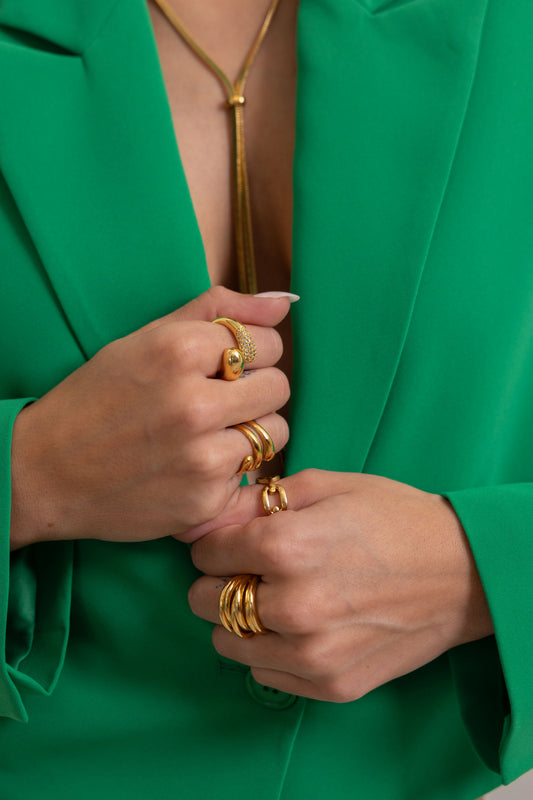 Chloe Ring in azaria, view 13380 — Soul Flow Apparel