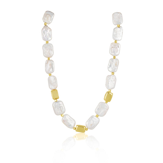 Kinsley Pearl Nugget Necklace — Soul Flow Apparel