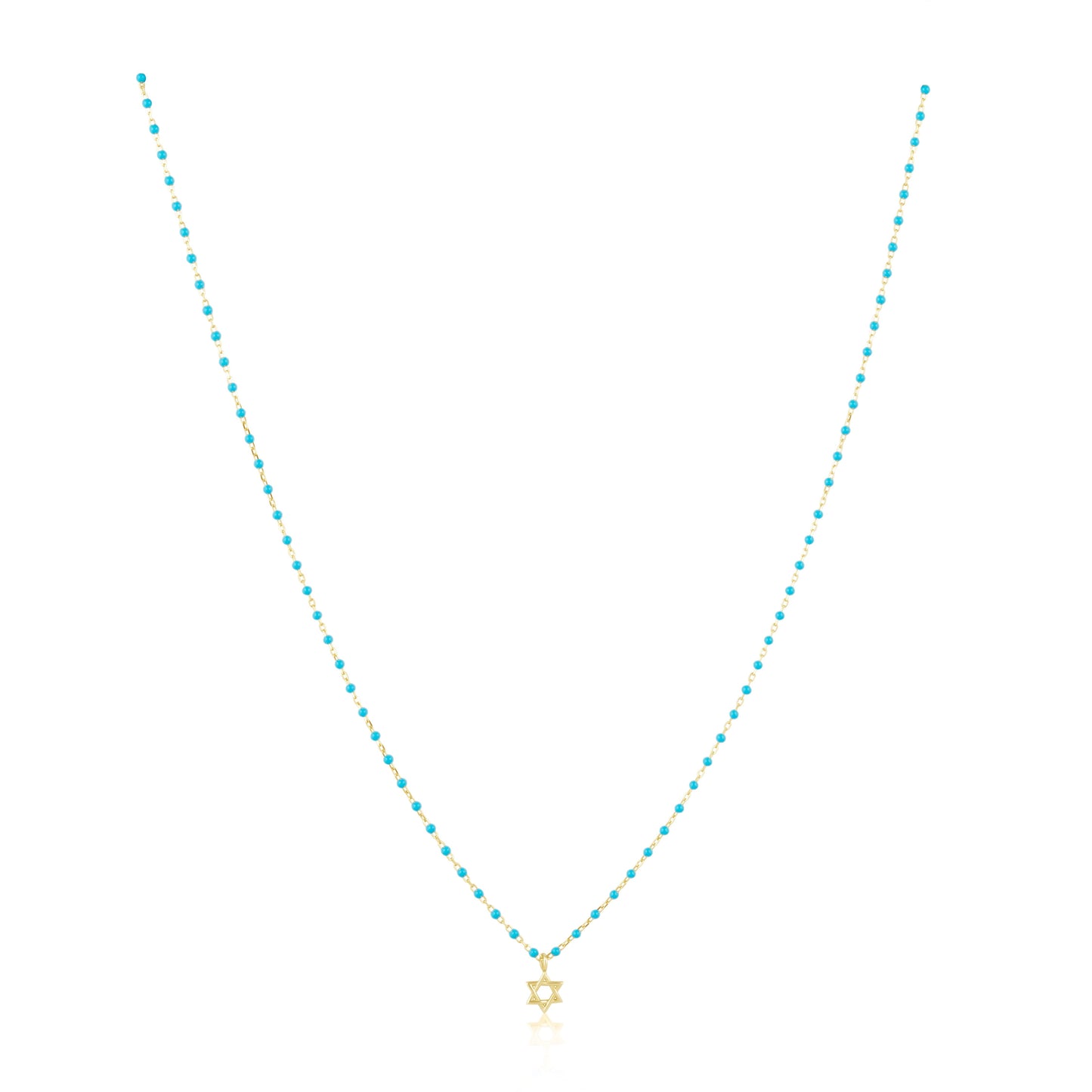 Elsa Mini Star of David Turquoise — Soul Flow Apparel