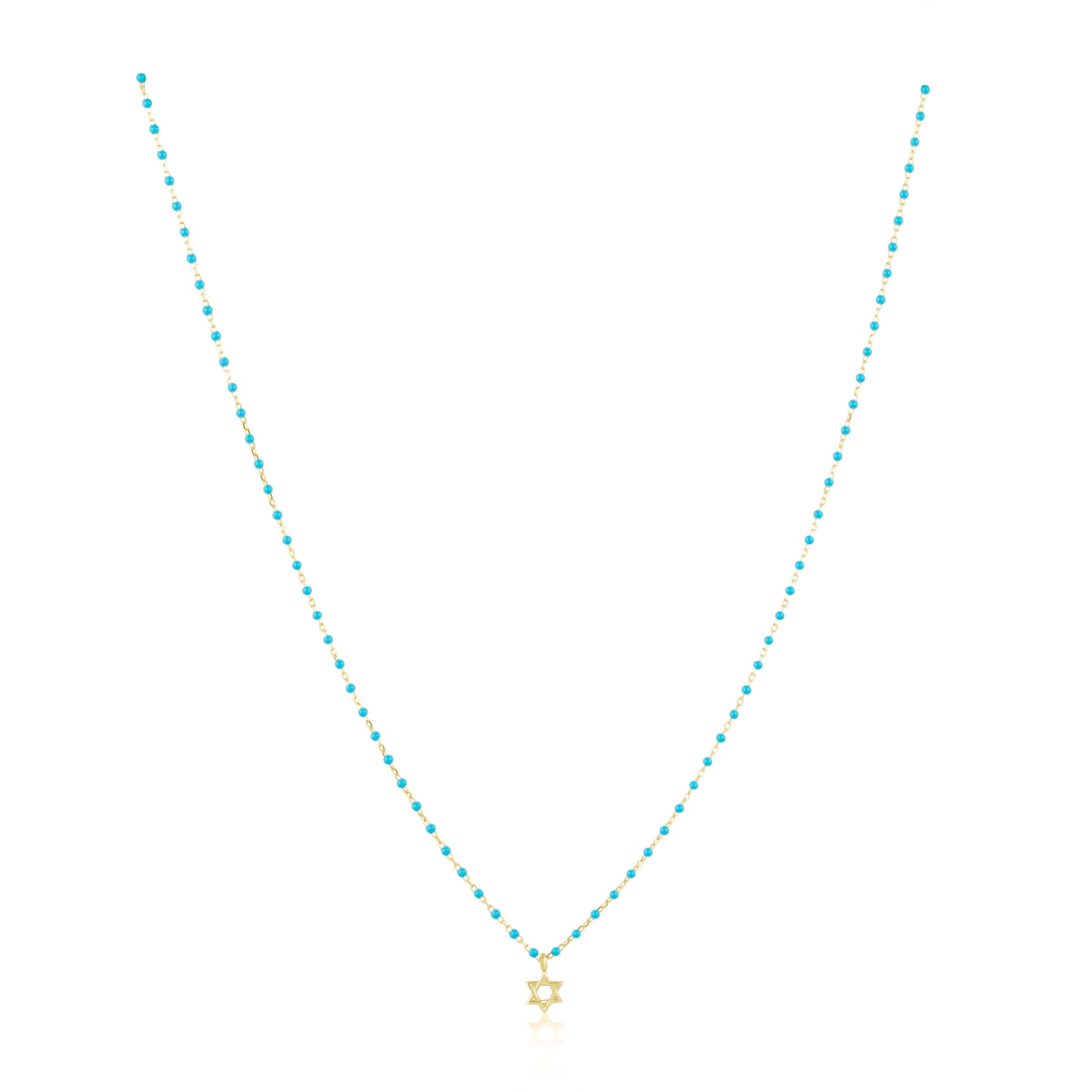 Elsa Mini Star of David Turquoise — Soul Flow Apparel