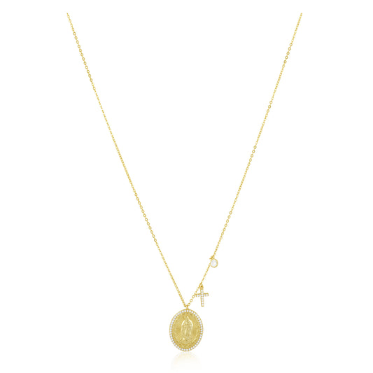 Virgin Mary Pendant Necklace — Soul Flow Apparel