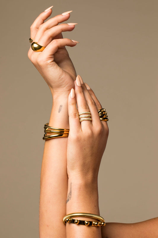 Elle Pave Ring — Soul Flow Apparel