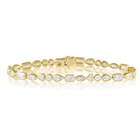 Perrine Bezel Tennis Bracelet — Soul Flow Apparel