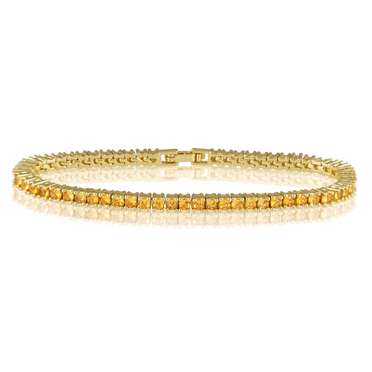 Karla Tennis Bracelet - Citrine — Soul Flow Apparel