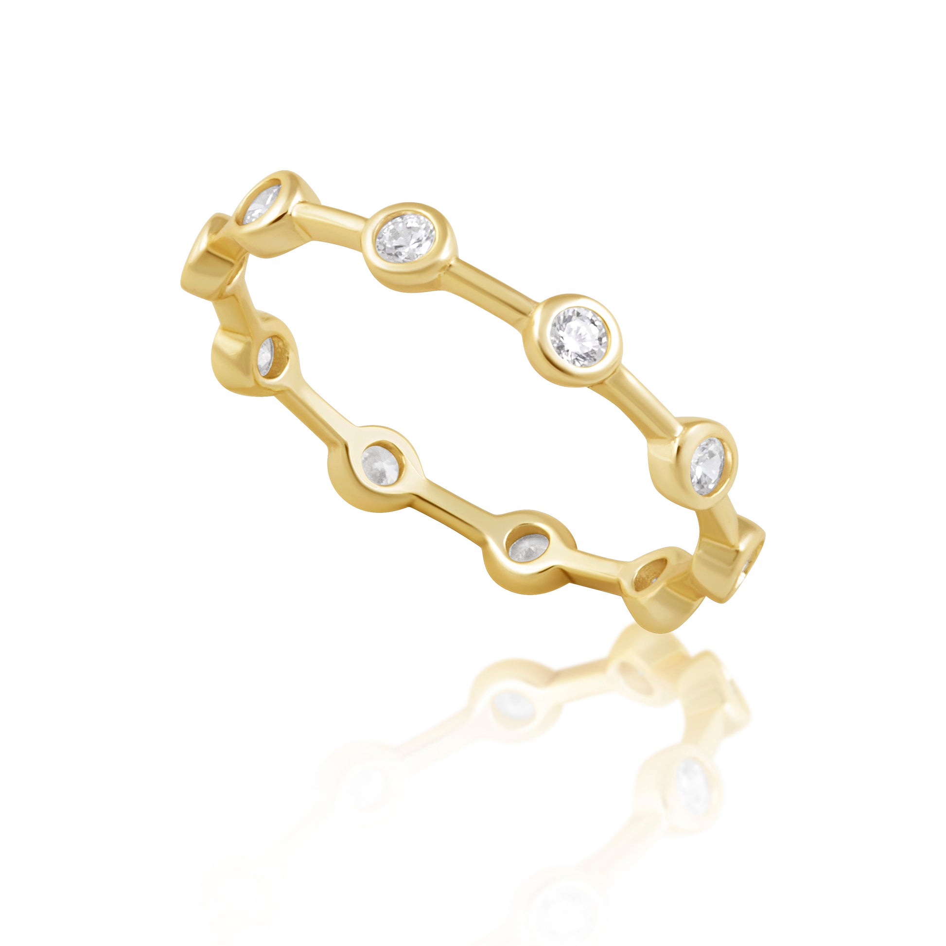 Reese Cz Bezel Ring — Soul Flow Apparel