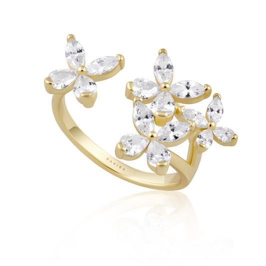 Cz Butterfly Ring — Soul Flow Apparel