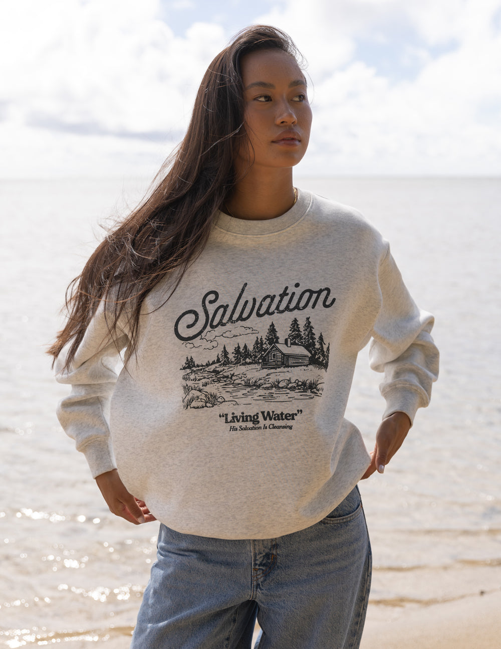 Salvation Unisex Crewneck – Christian Crewneck