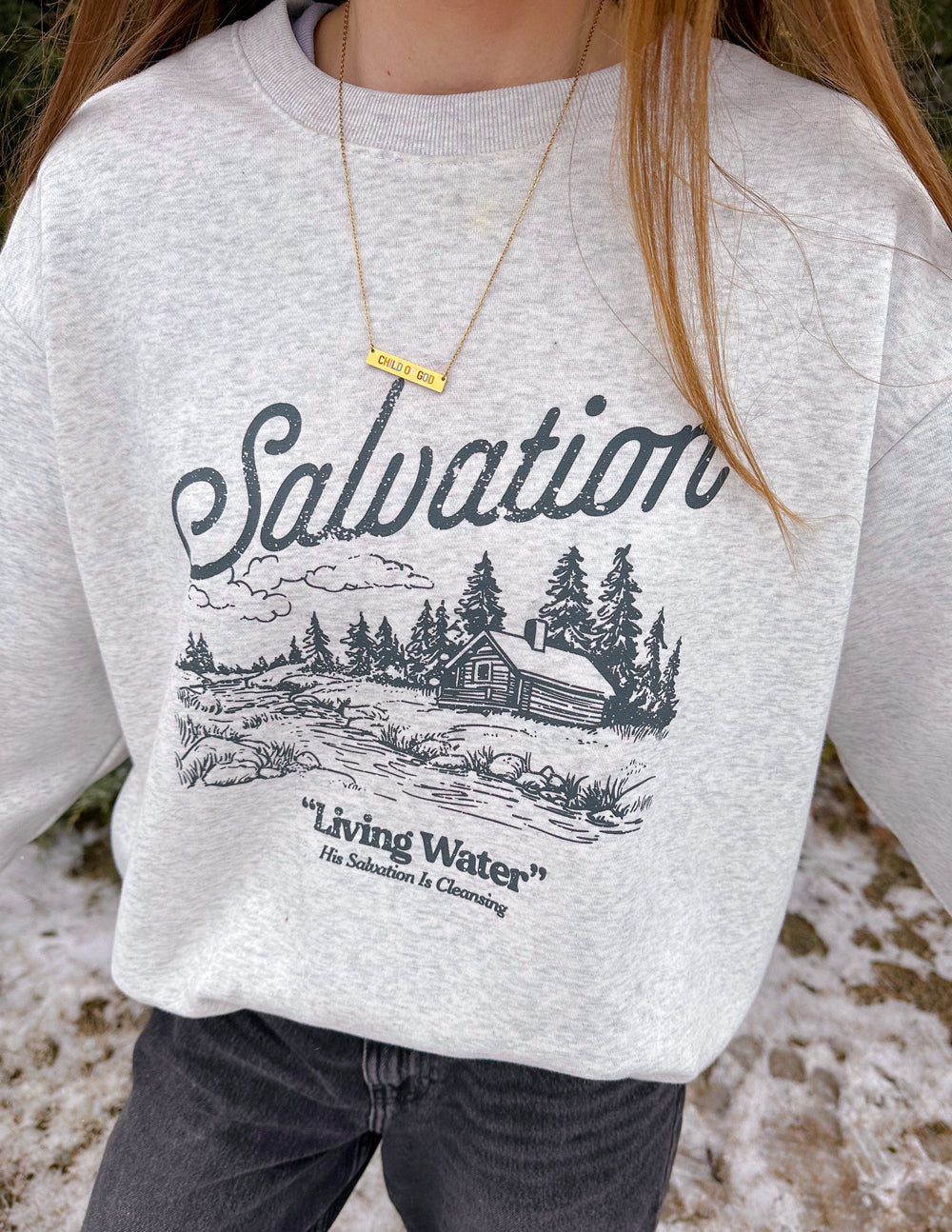 Salvation Unisex Crewneck – Christian Crewneck