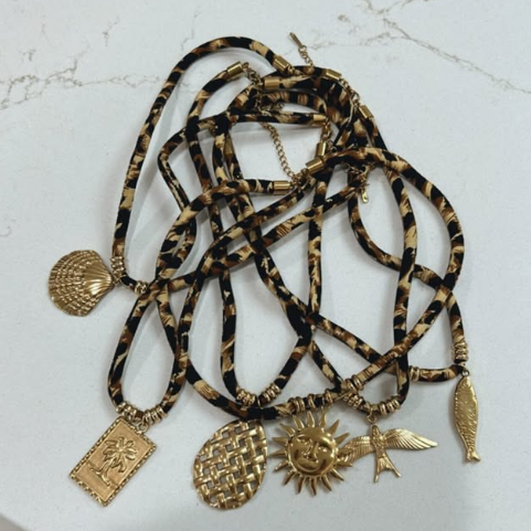 Sardine Cord Necklace, view 131358 — Soul Flow Apparel