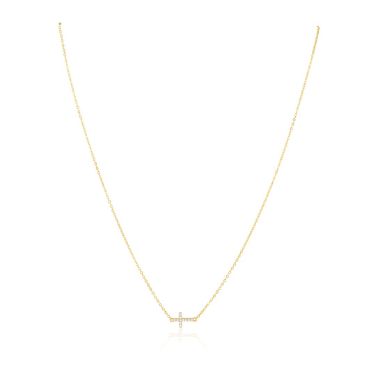 Janet Side Cross Necklace — Soul Flow Apparel