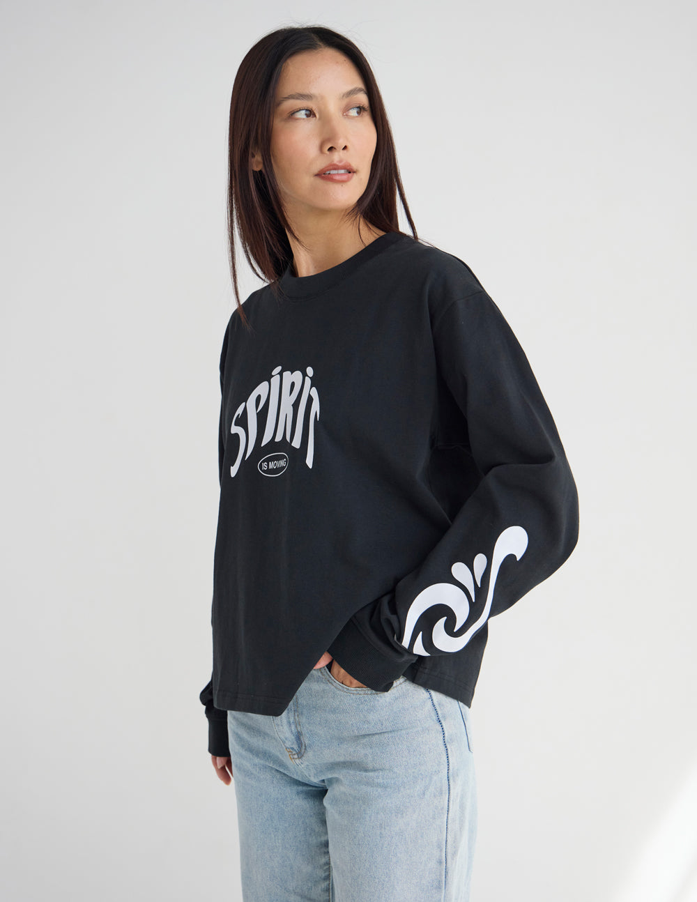 Spirit Is Moving LS Heavyweight Tee – Christian T-Shirt