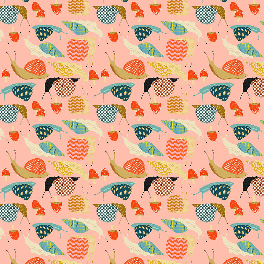 Snails Vintage Dress in peach — Soul Flow Apparel