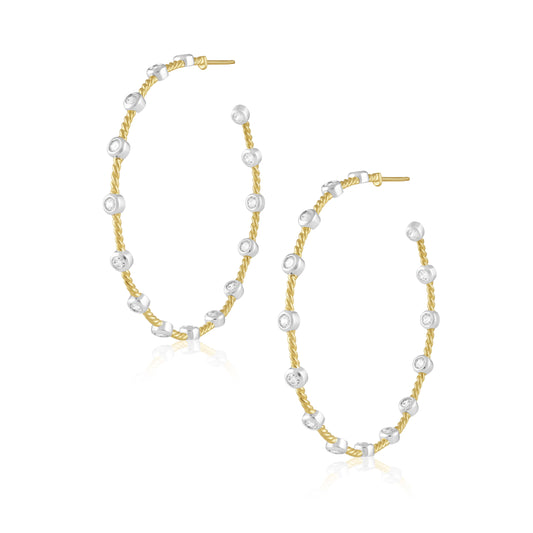 Simone Cz Hoop — Soul Flow Apparel