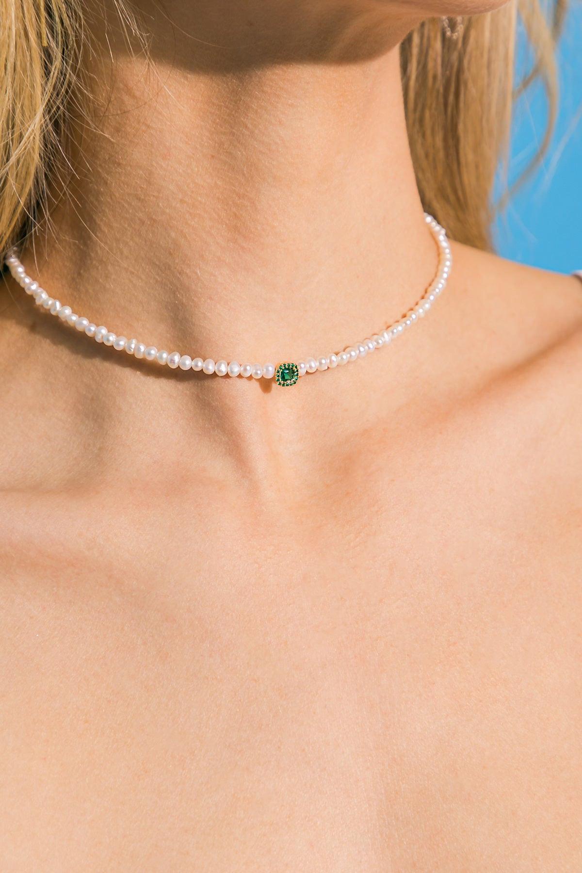 Bounty Pearl Necklace Real Pearls Copper Alloy Beads Korean Made Jewelry — Soul Flow Apparel