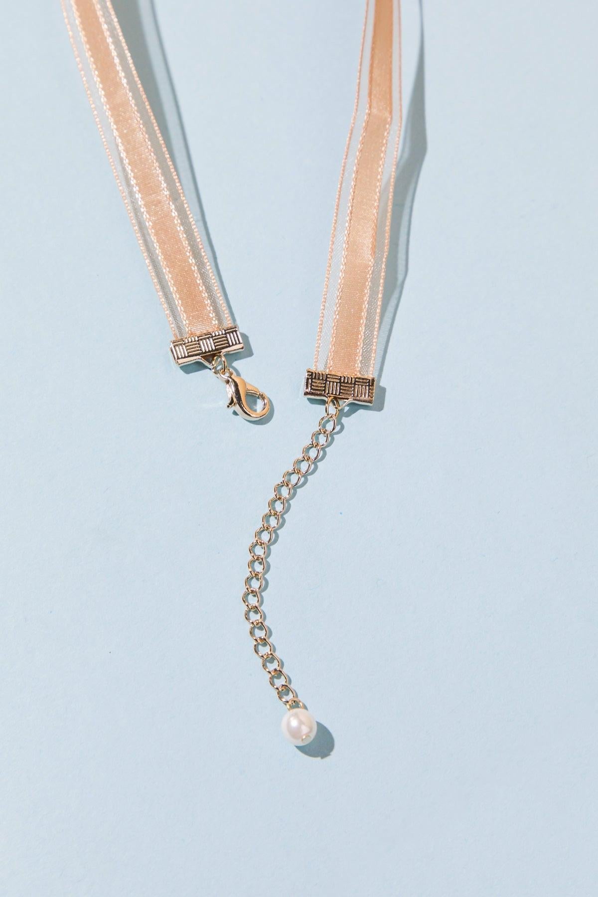 Reminiscent Lace Choker Necklace with Zirconia Accents Made in Korea — Soul Flow Apparel