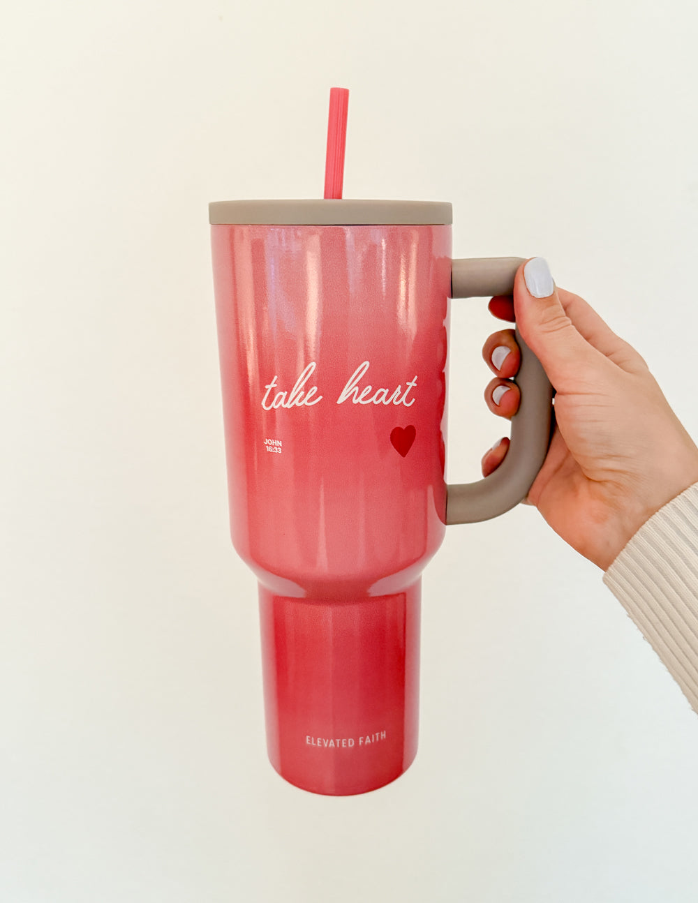 Take Heart 40 oz Ascend Tumbler – Christian Tumbler