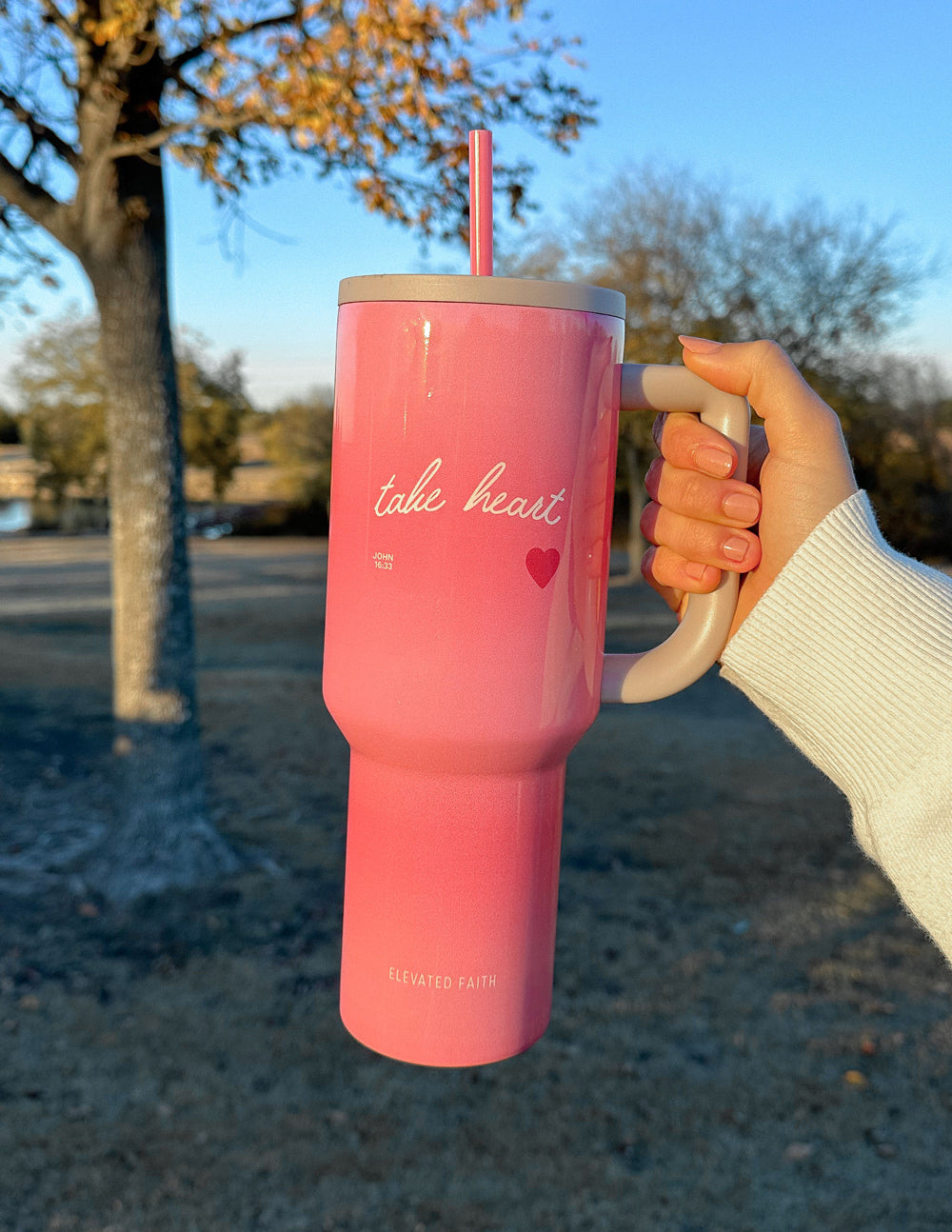 Take Heart 40 oz Ascend Tumbler – Christian Tumbler