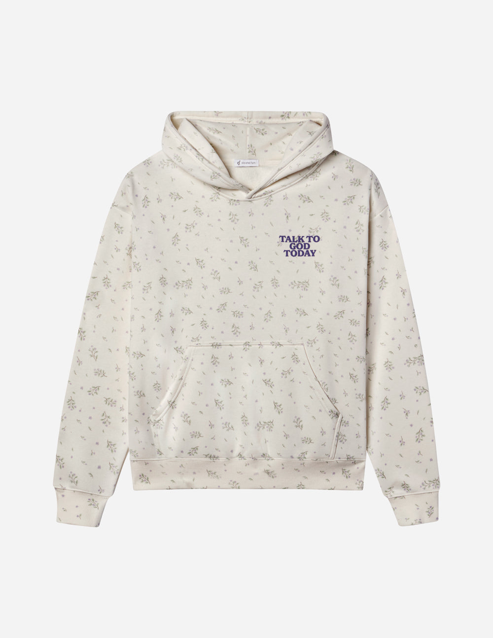 Talk to God Allover Wildflower Unisex Hoodie – Christian Hoodie