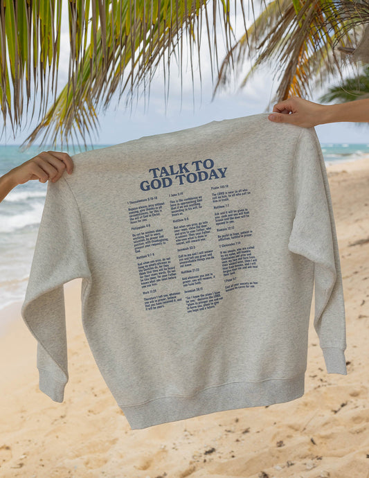 Talk to God Unisex Crewneck – Christian Crewneck