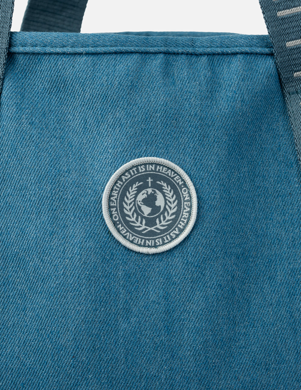 The Large Everyday Denim Tote Patch Kit – Christian Tote Bag