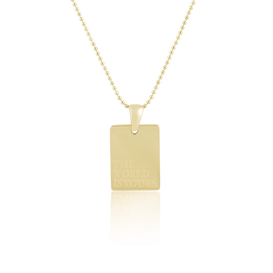 The World Is Yours Necklace — Soul Flow Apparel