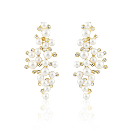 Tiffany Pearl Statement Earring — Soul Flow Apparel