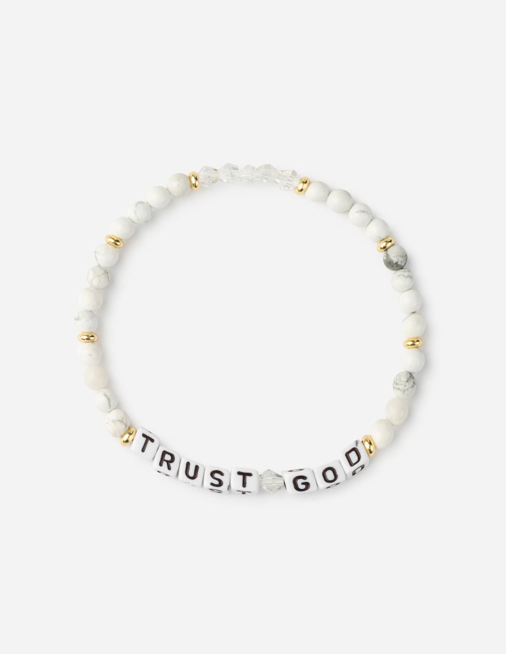 Trust God Letter Bracelet – Christian Letter Bracelet