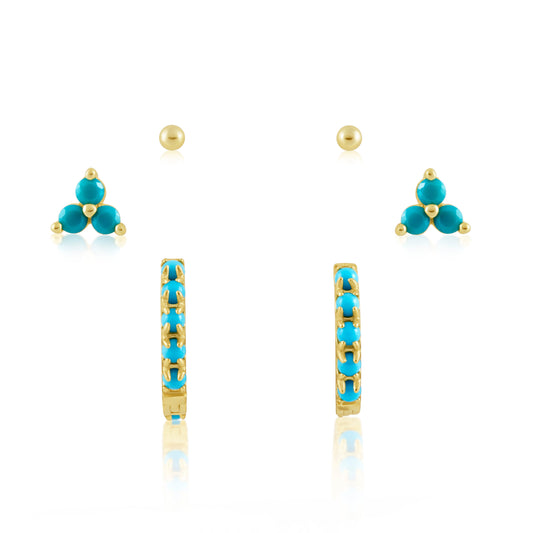 Turquoise Earring Set — Soul Flow Apparel