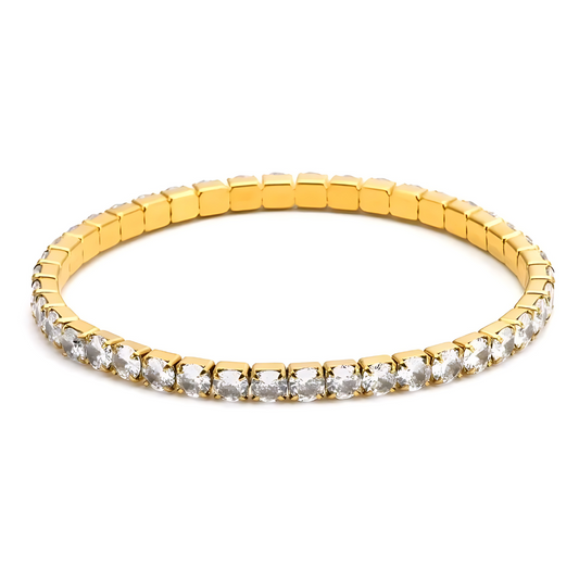 Eileen Cz Stretch Bracelet in design — Soul Flow Apparel