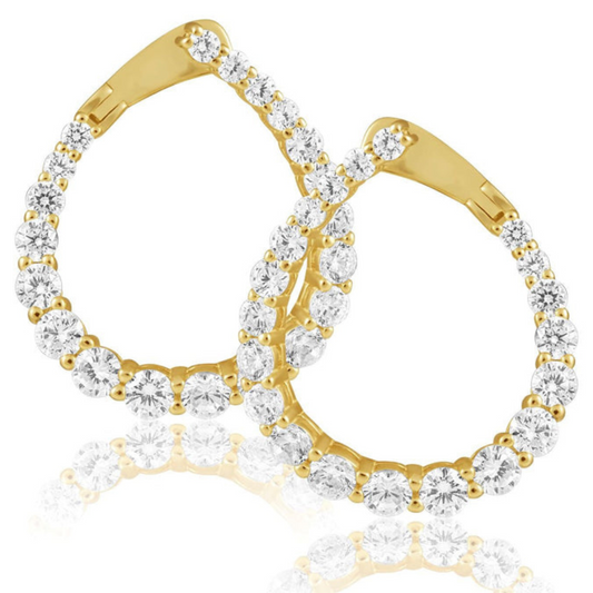 Naomi Cz Earring-Large — Soul Flow Apparel