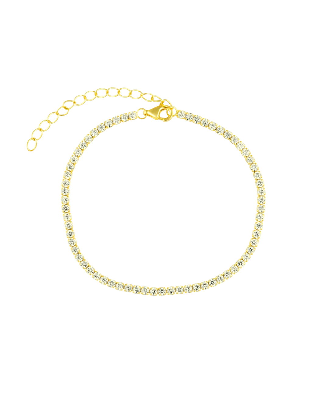 Chloe Tennis Bracelet Canary — Soul Flow Apparel