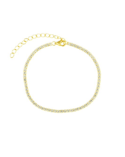 Chloe Tennis Bracelet Canary — Soul Flow Apparel