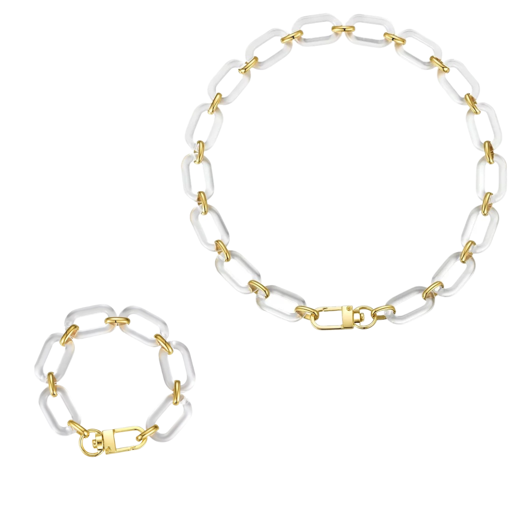 Jenna Acrylic Clear Set — Soul Flow Apparel