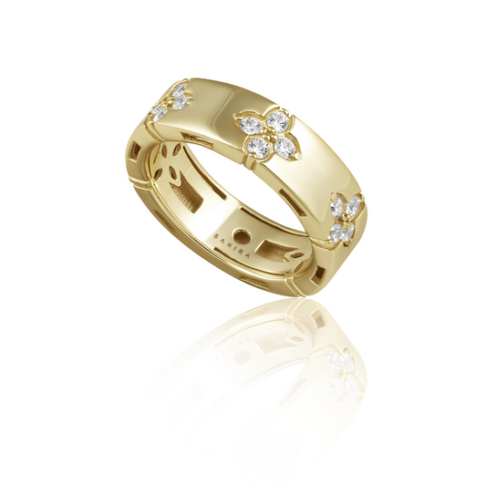 Fallon Clover Band Ring — Soul Flow Apparel